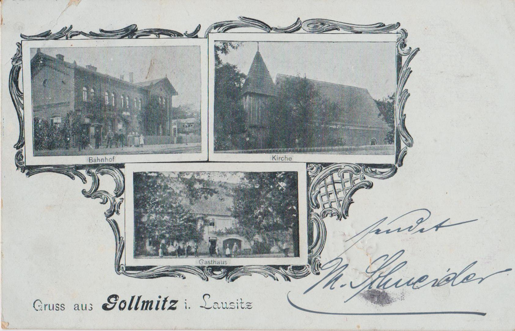 Gollmitz um 1890